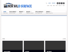 Tablet Screenshot of newsolidsurface.com